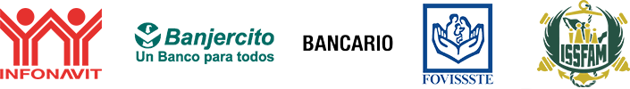 créditos infonavit, banjercito, bancario, fovissste e issfam